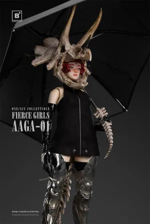 1:6 Bone Girl Fierce Girls Triceratops Action Figure