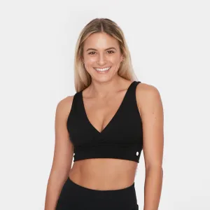 4-in-1 Salutation Sports Bra - Black - FINAL SALE