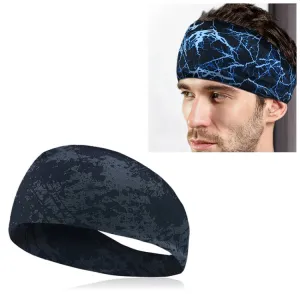 Absorbent Cycling Yoga Sport Sweat Headband Men Sweatband For Men and Women Yoga Hair Bands Head Sweat Bands Sports Safety(Graffiti)