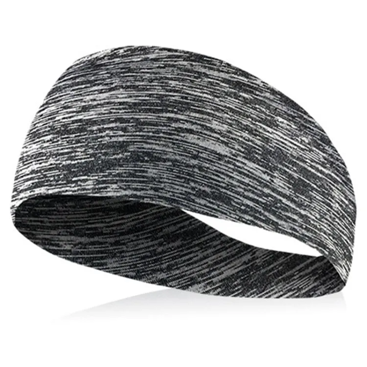 Absorbent Cycling Yoga Sport Sweat Headband Men Sweatband For Men and Women Yoga Hair Bands Head Sweat Bands Sports Safety(Light Grey)