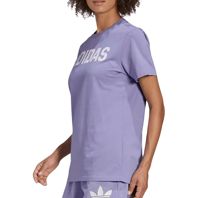 Adidas Womens Light Purple Streetball T-Shirt