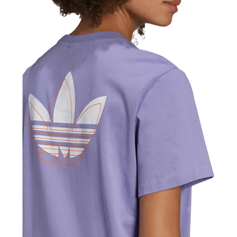 Adidas Womens Light Purple Streetball T-Shirt