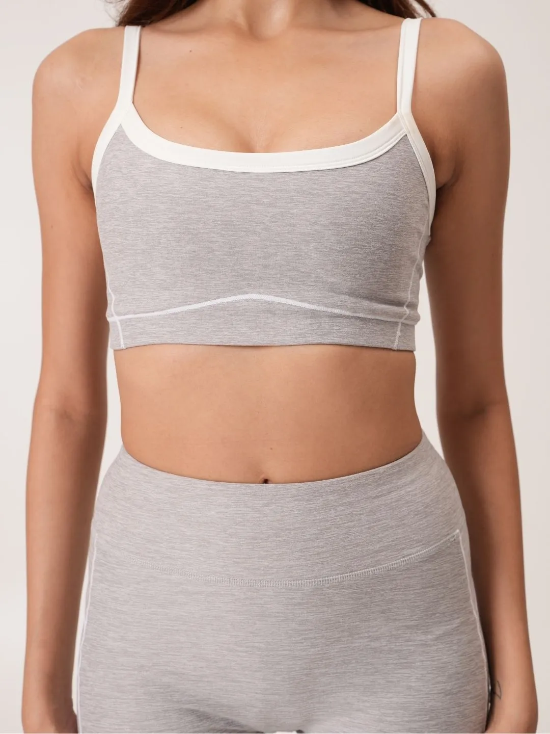 Alpha Bra in Marl Grey