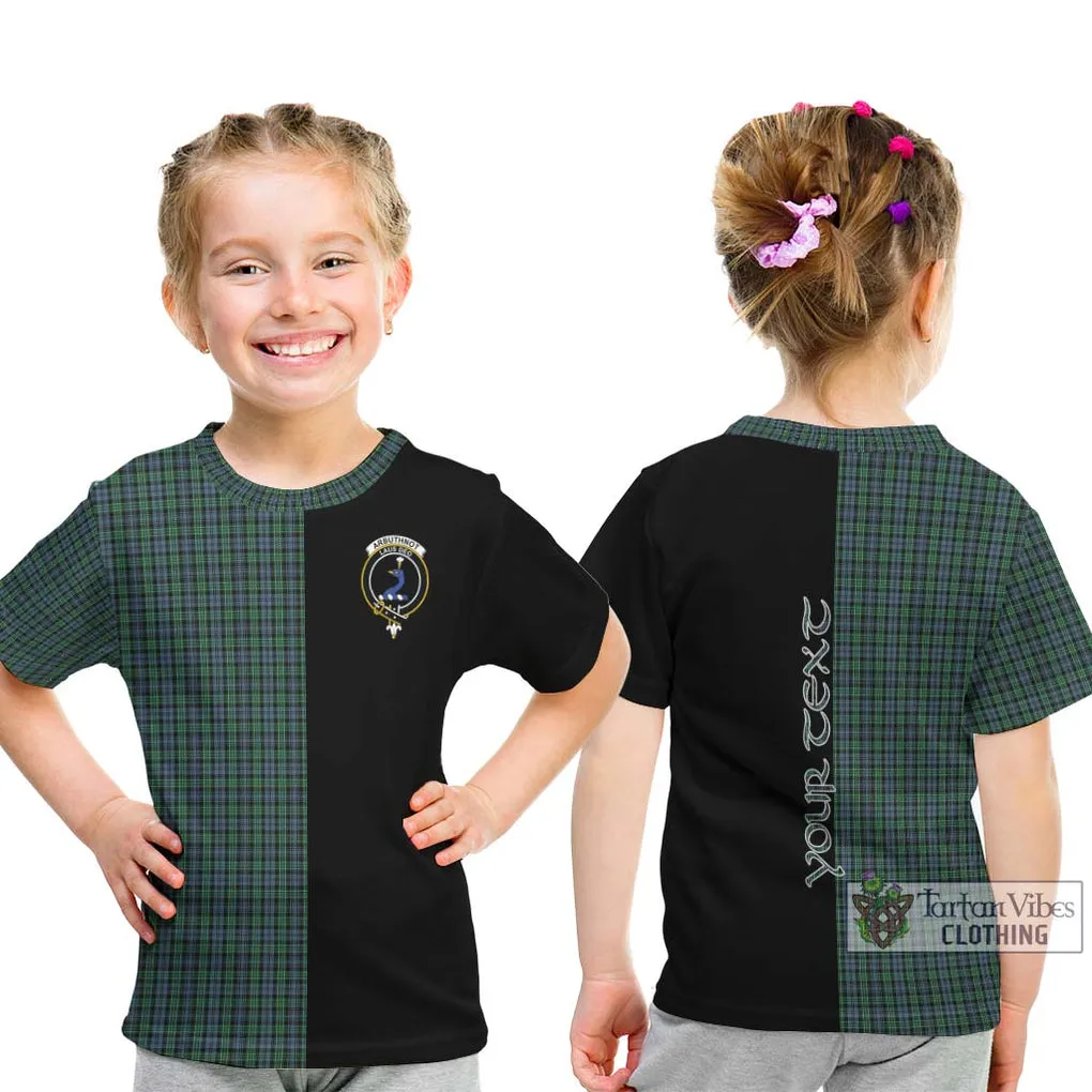 Arbuthnot Tartan Kid T-Shirt with Family Crest and Half Of Me Style