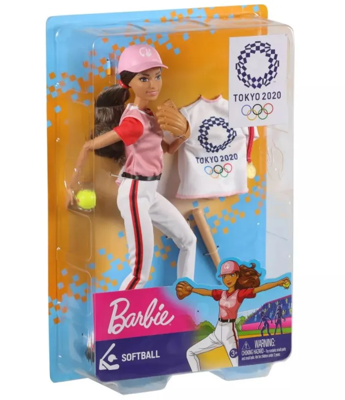 Barbie Career Doll Tokyo Olympics Softball