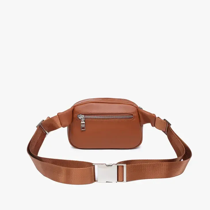 Belt bag Fanny back purse brown