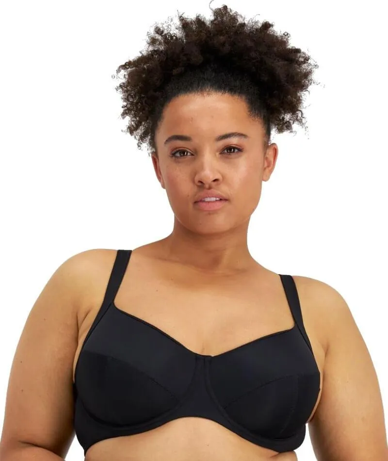 Berlei Euphoria Non-Contour Sports Bra - Black