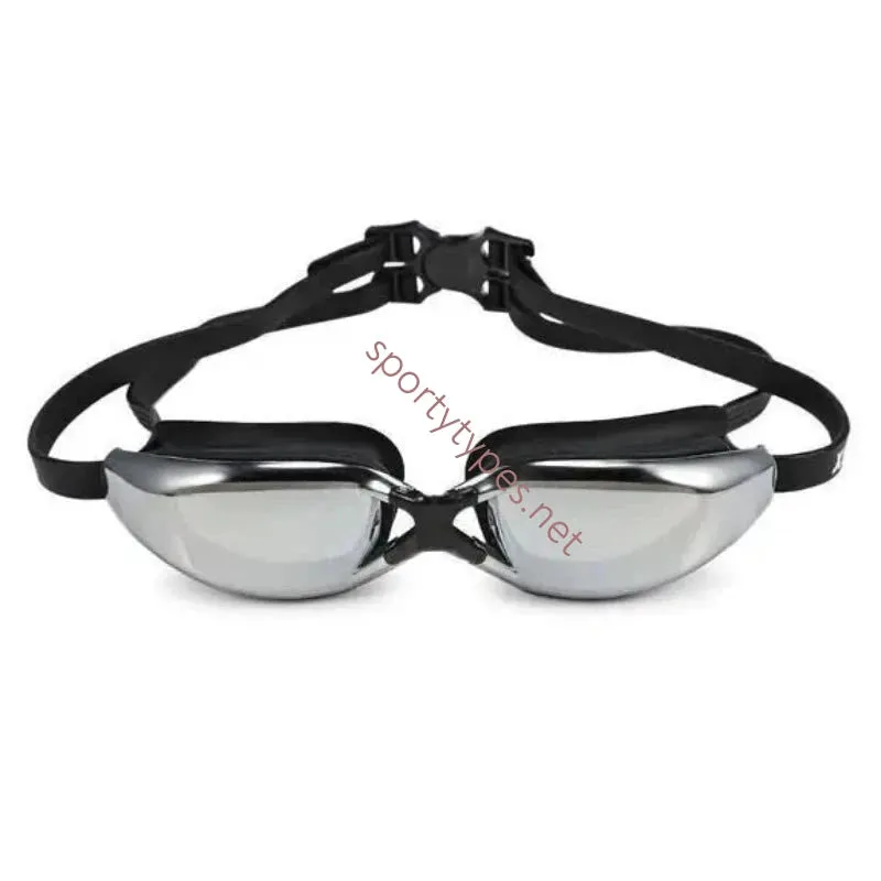 Black HD Anti-fog Swim Goggles