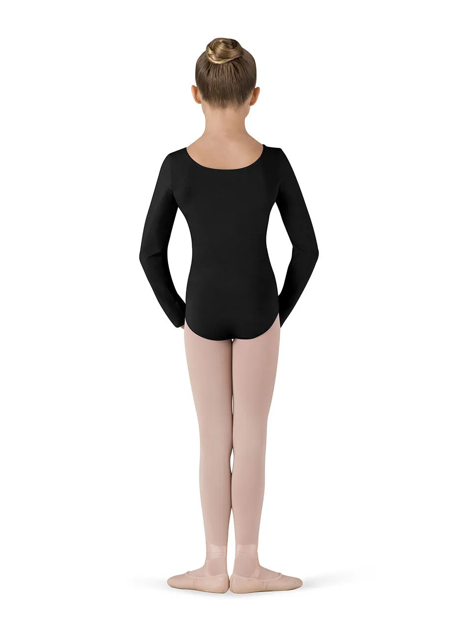 BLOCH GIRLS LONG SLEEVE LEOTARD