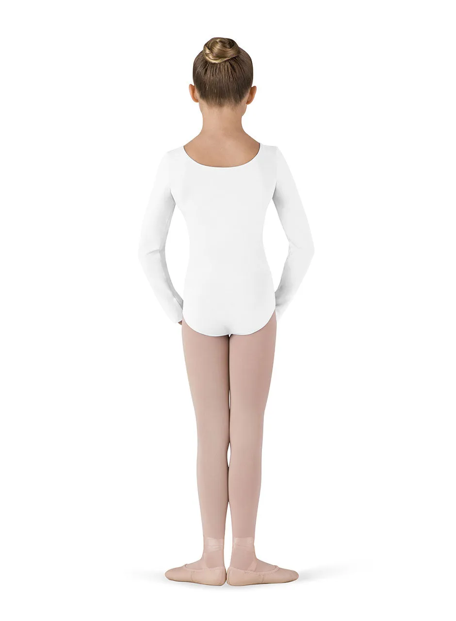 BLOCH GIRLS LONG SLEEVE LEOTARD