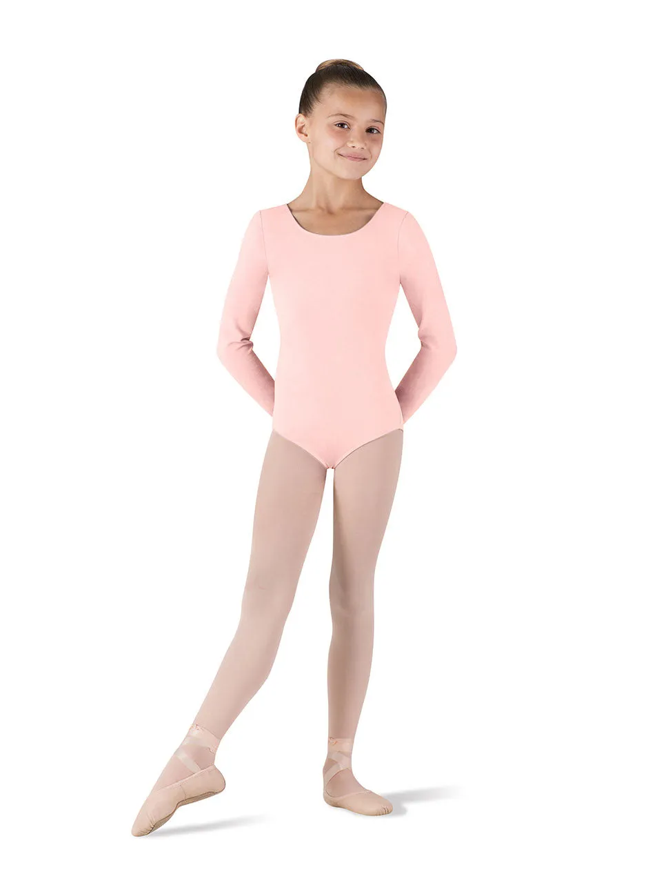 BLOCH GIRLS LONG SLEEVE LEOTARD