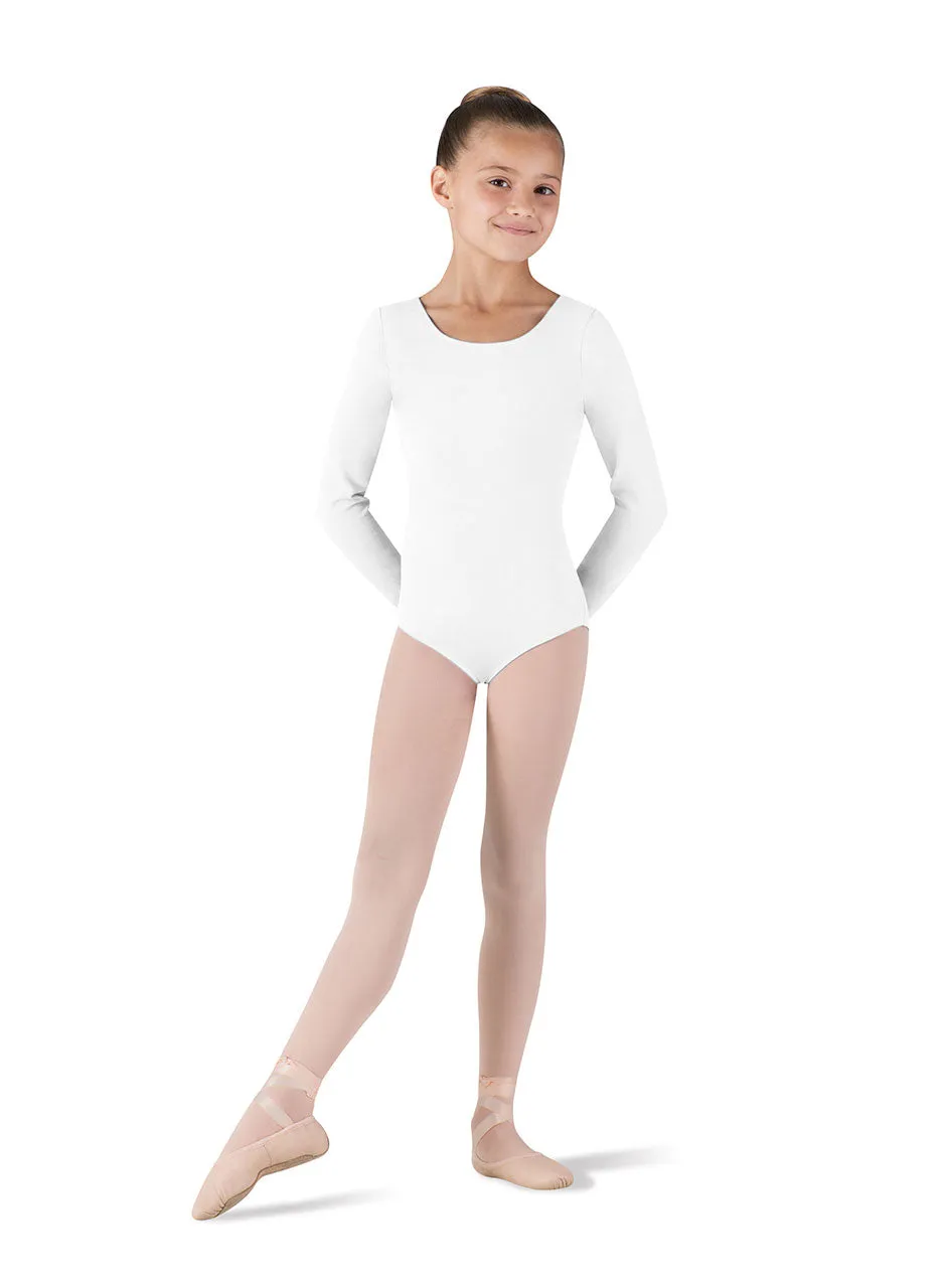 BLOCH GIRLS LONG SLEEVE LEOTARD