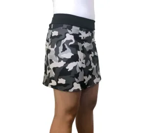 Camo Camouflage Print Athletic Slim Golf Skort w/ pocket