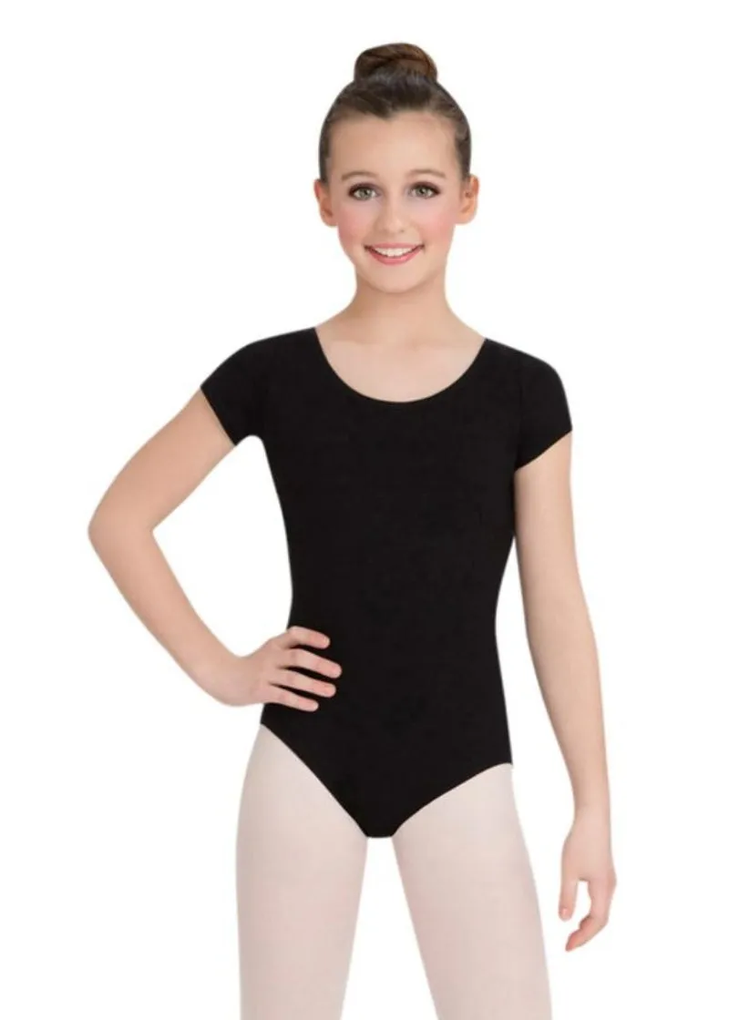 Capezio Classics Youth Cotton Short Sleeve Leotard