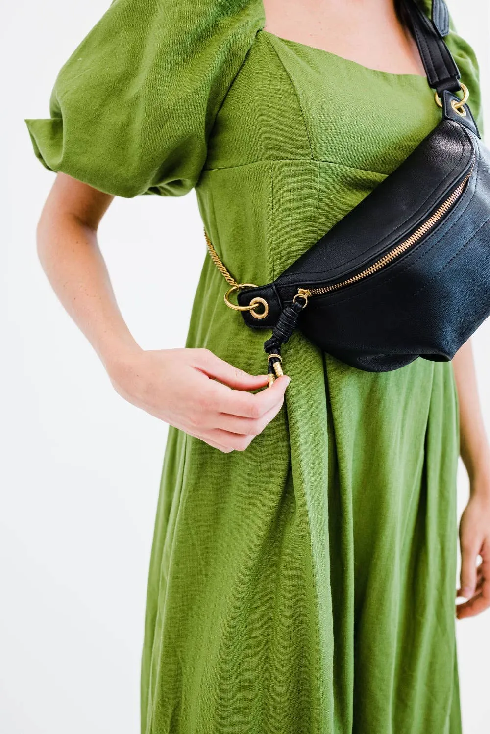 Catherine Fanny Pack Waist Belt Bag Sling: Camel