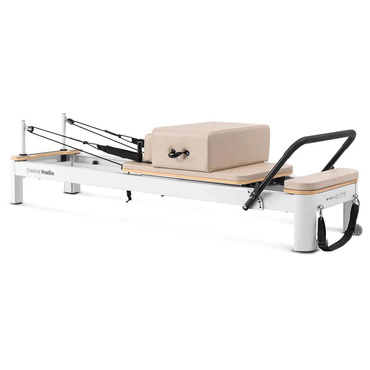 Contour Studio Commercial Pilates Reformer Machine (Beige)