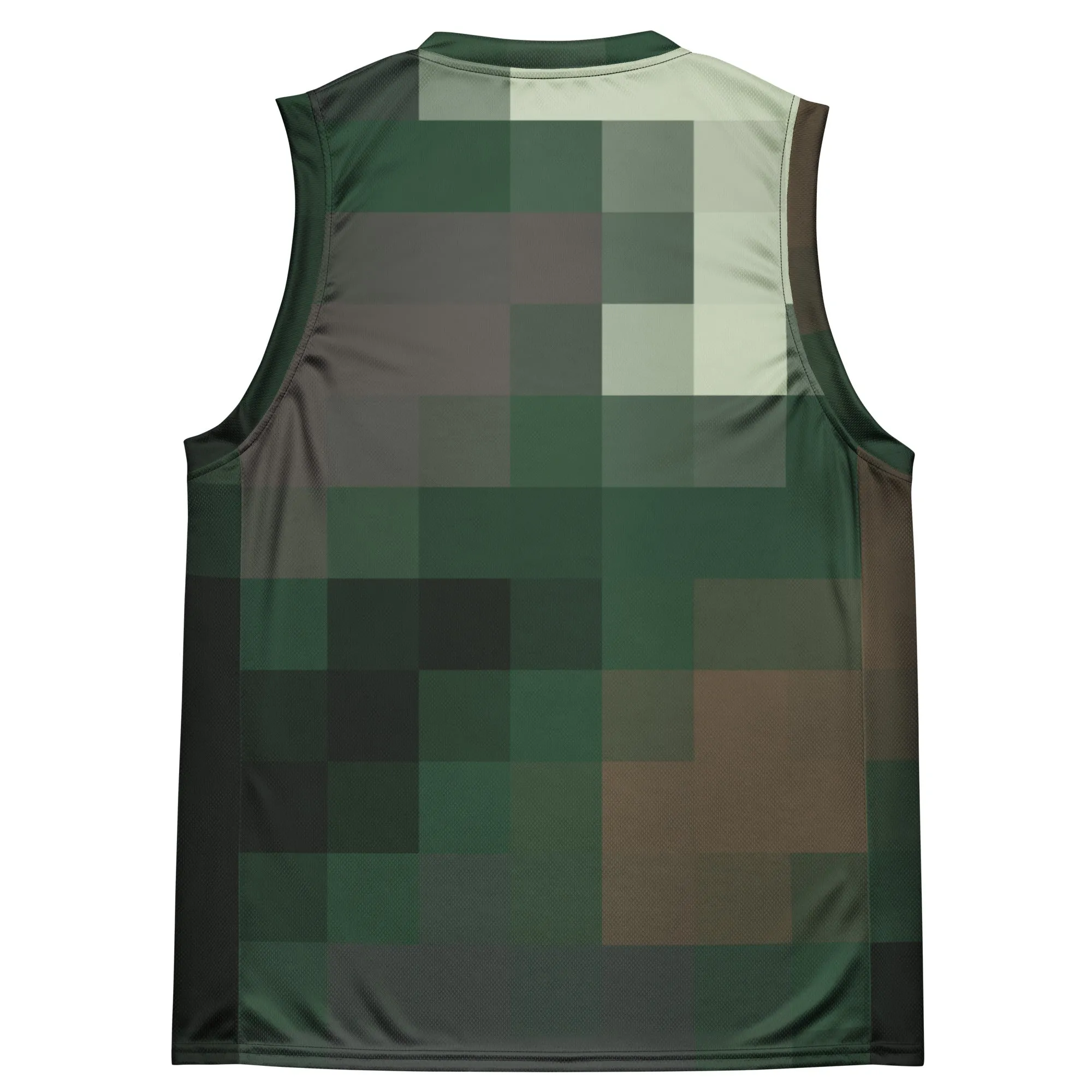 DTI Pixel Camo Recycled unisex basketball jersey