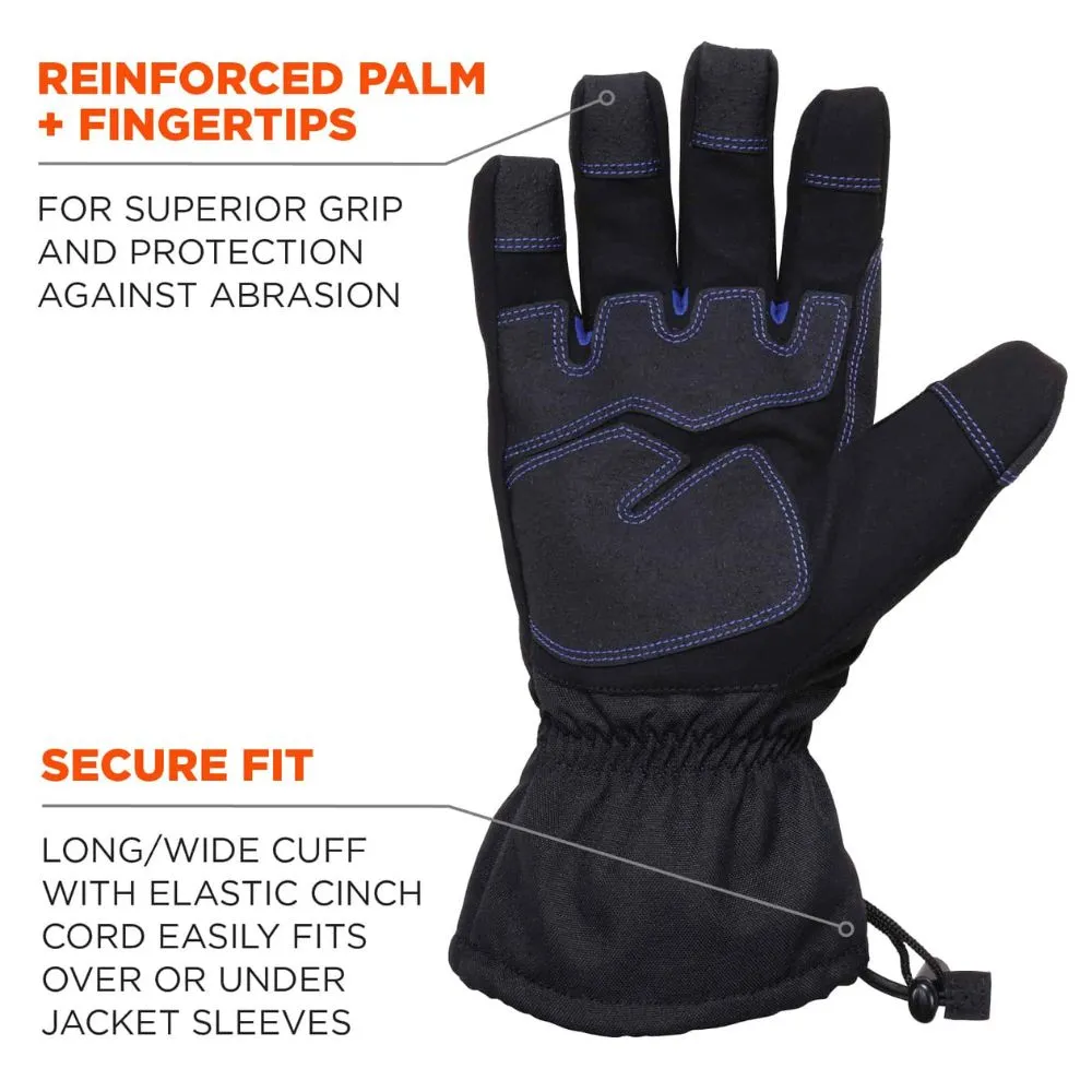 Ergodyne 17615 #819WP XL Black Extreme Thermal WP Gloves