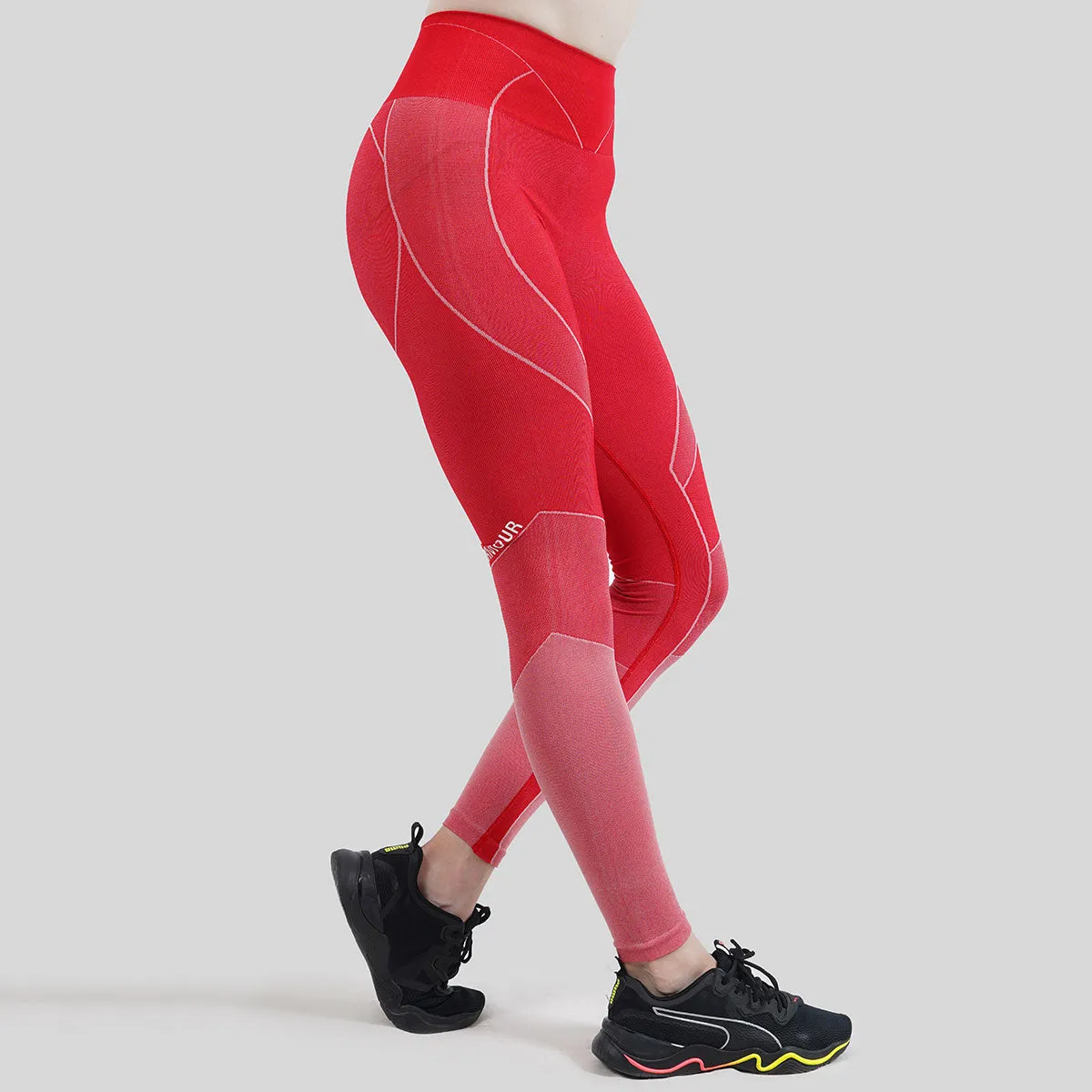 Galvanize Seamless Leggings (Red)