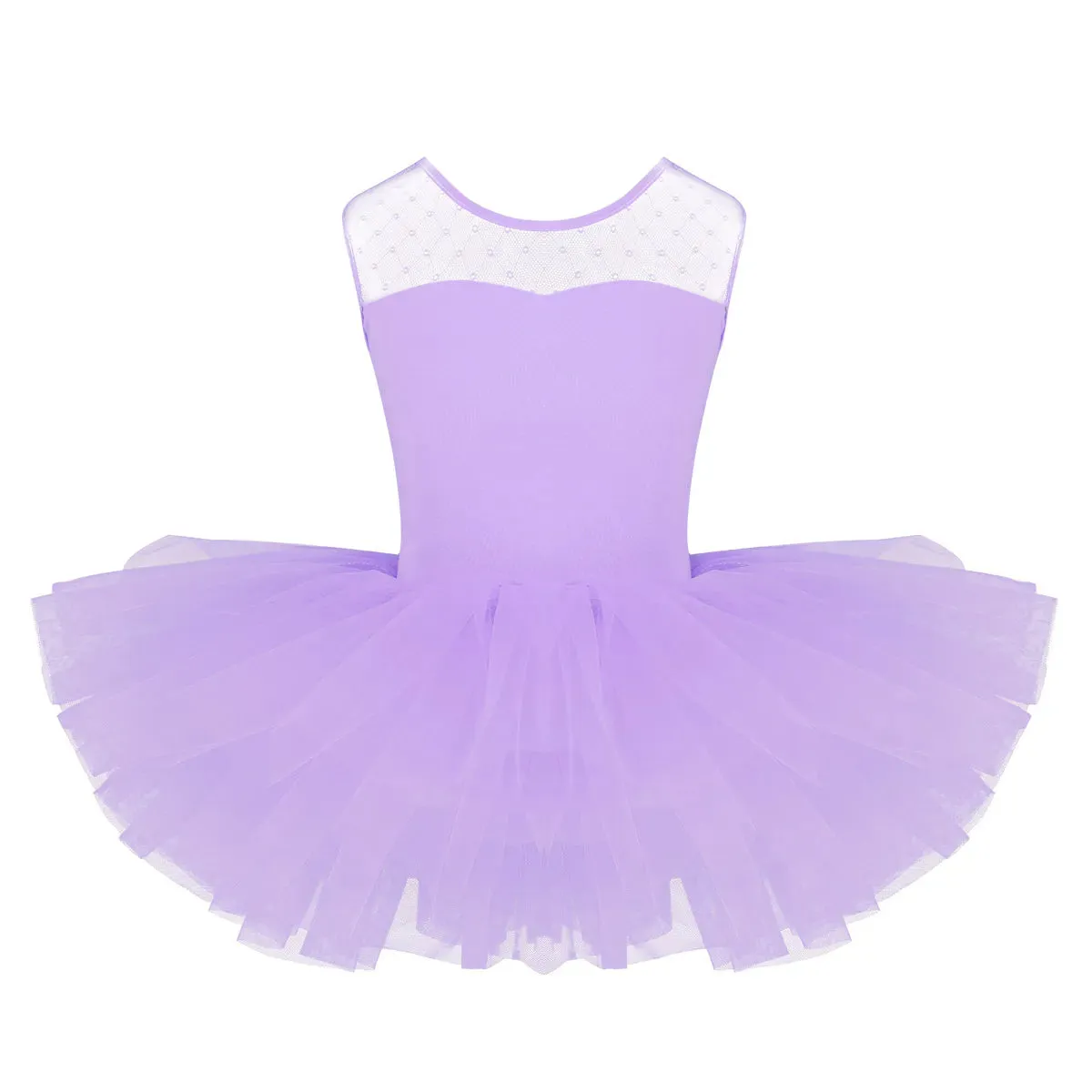 Girls Ballet Dress Stretch U-shaped Back Ballet Dance Gymnastics Leotard Tutu