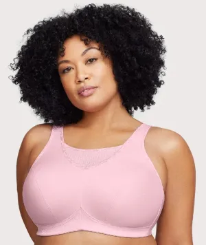 Glamorise No-Bounce Camisole Wire-Free Sports Bra - Parfait Pink