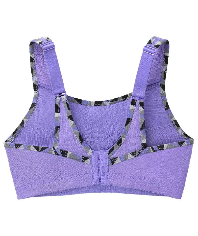 Glamorise No-Bounce Camisole Wire-Free Sports Bra - Purple