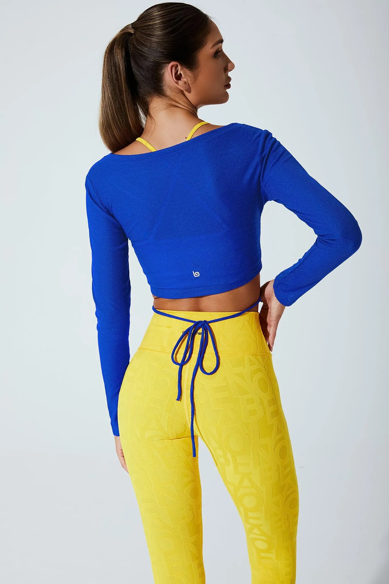 Helen Long Sleeve Drawstring - Blue