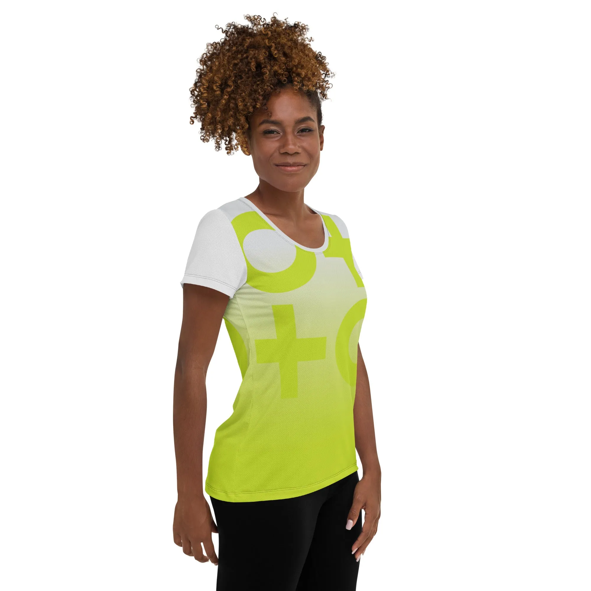 Lisbon Lime Women's Athletic T-shirt