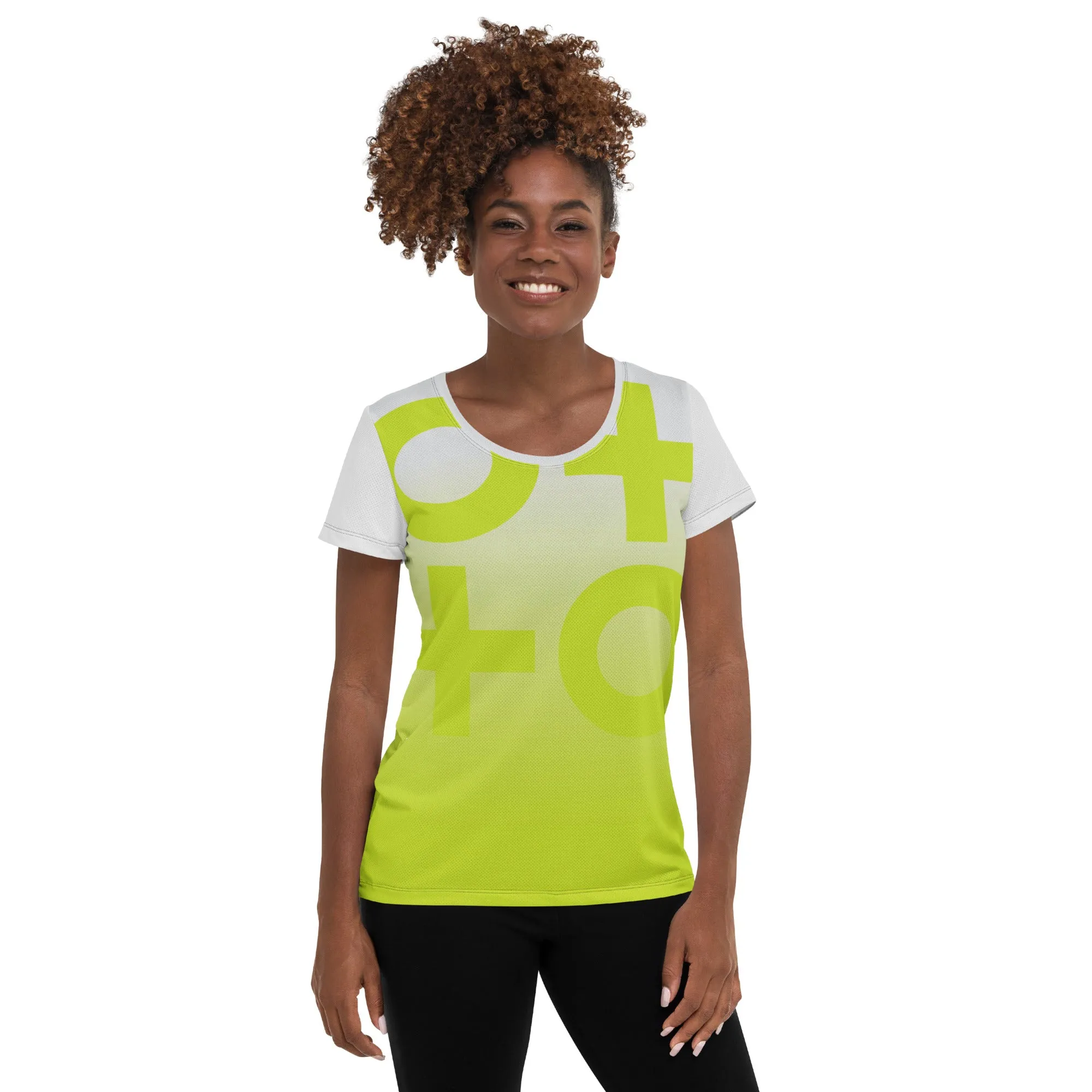 Lisbon Lime Women's Athletic T-shirt