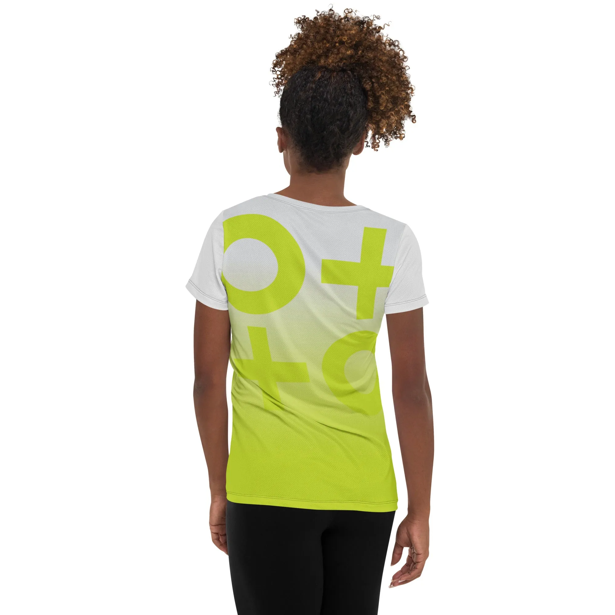 Lisbon Lime Women's Athletic T-shirt