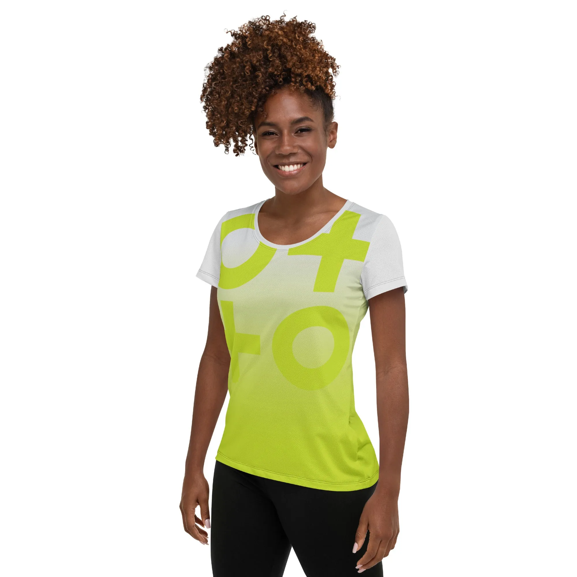 Lisbon Lime Women's Athletic T-shirt