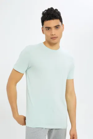 Men Mint Crew Neck T-Shirt