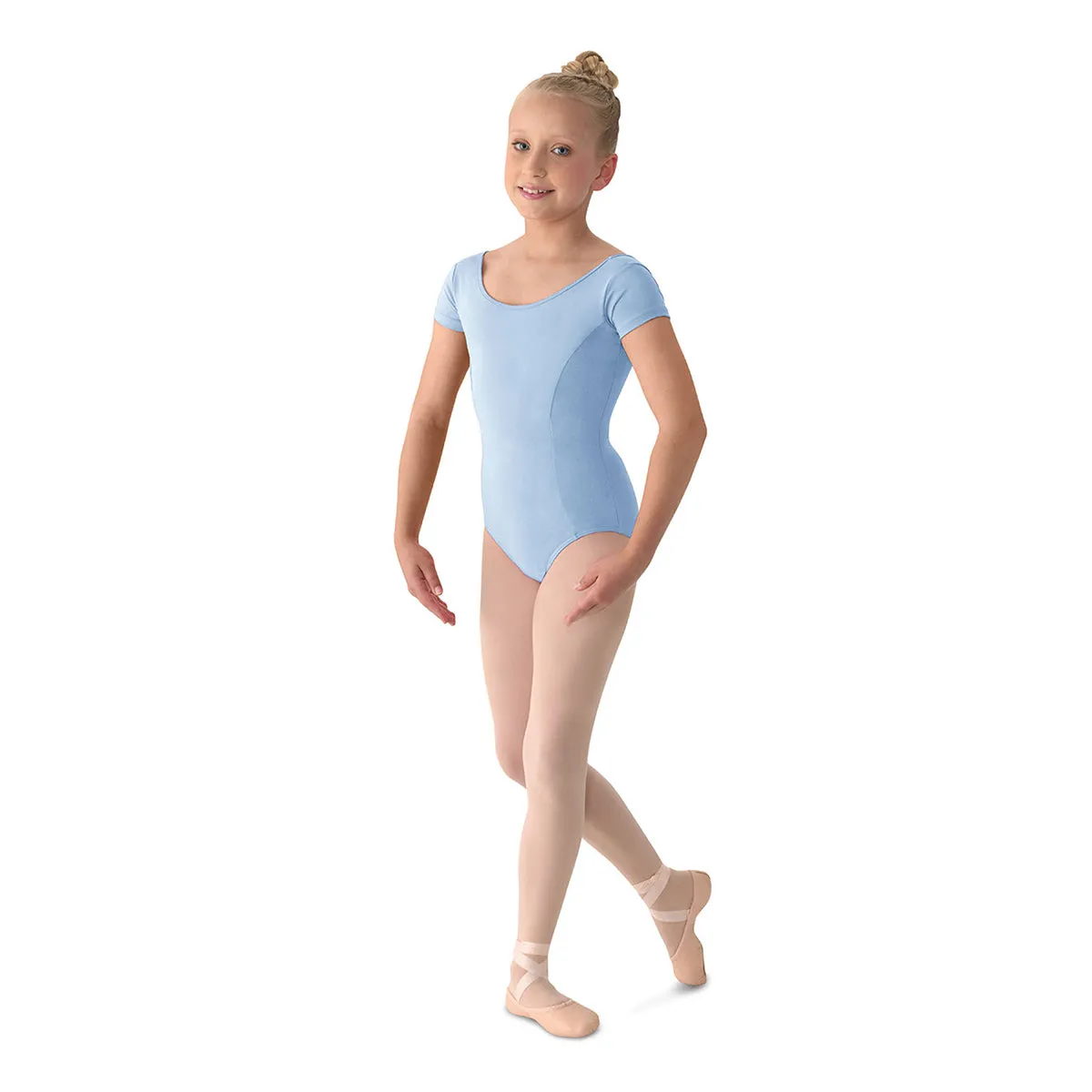 Mirella Girl's Cap Sleeve Leotard