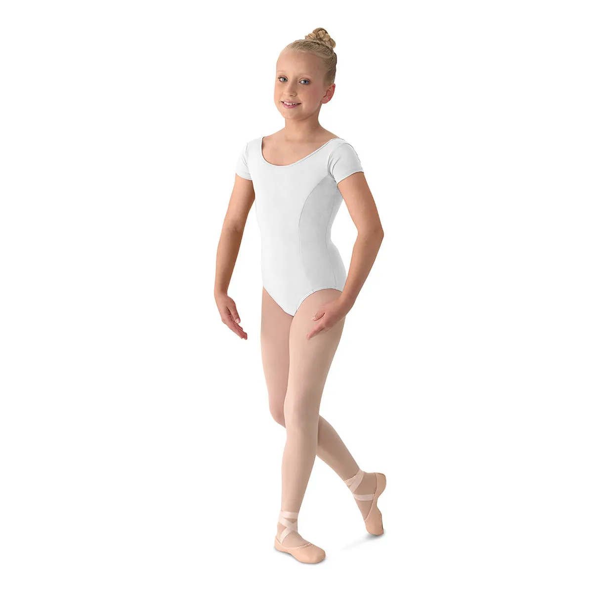 Mirella Girl's Cap Sleeve Leotard