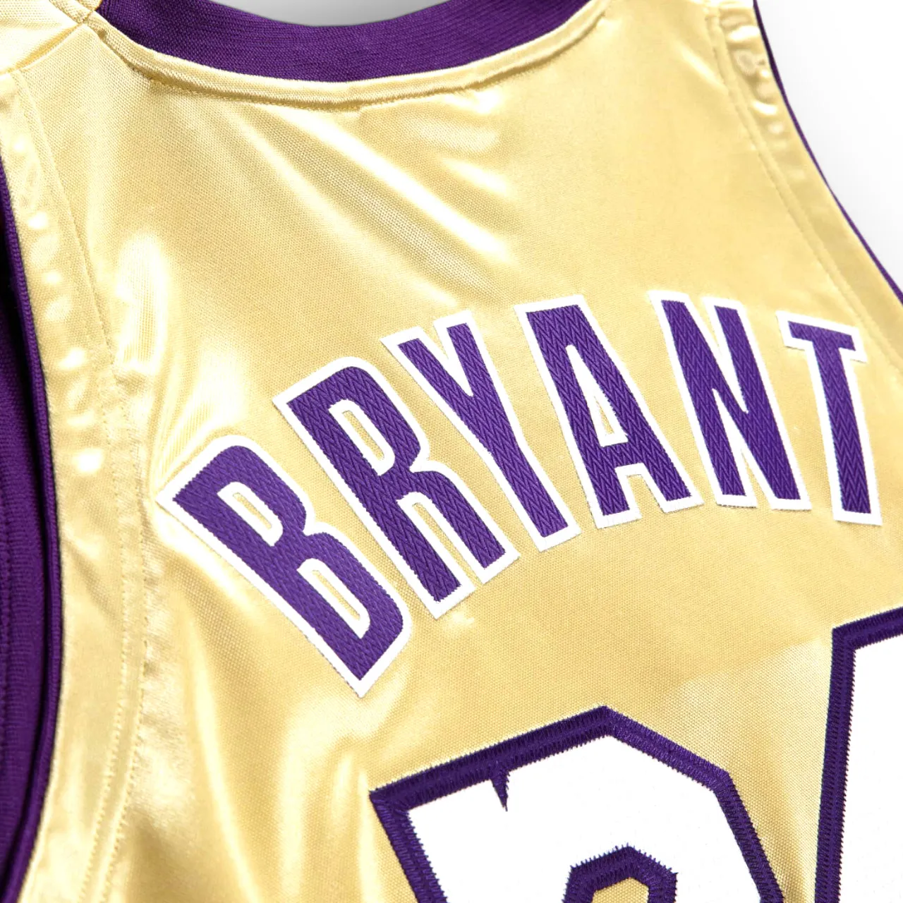 Mitchell and Ness Kobe Bryant Los Angeles Lakers Hall of Fame Edition feat. "Mamba Academy" Authentic Jersey - Gold #24