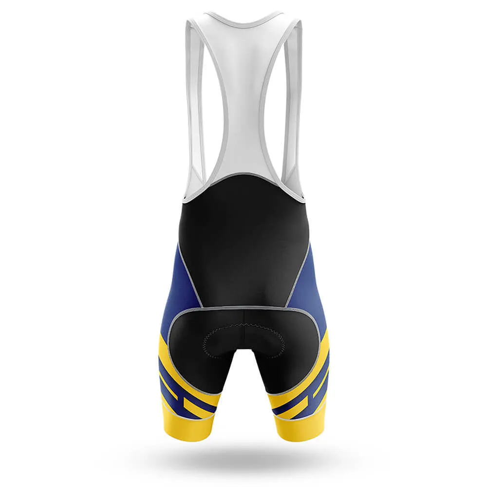 Old Man Yellow Men's Cycling Bib Shorts