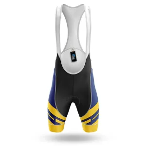 Old Man Yellow Men's Cycling Bib Shorts