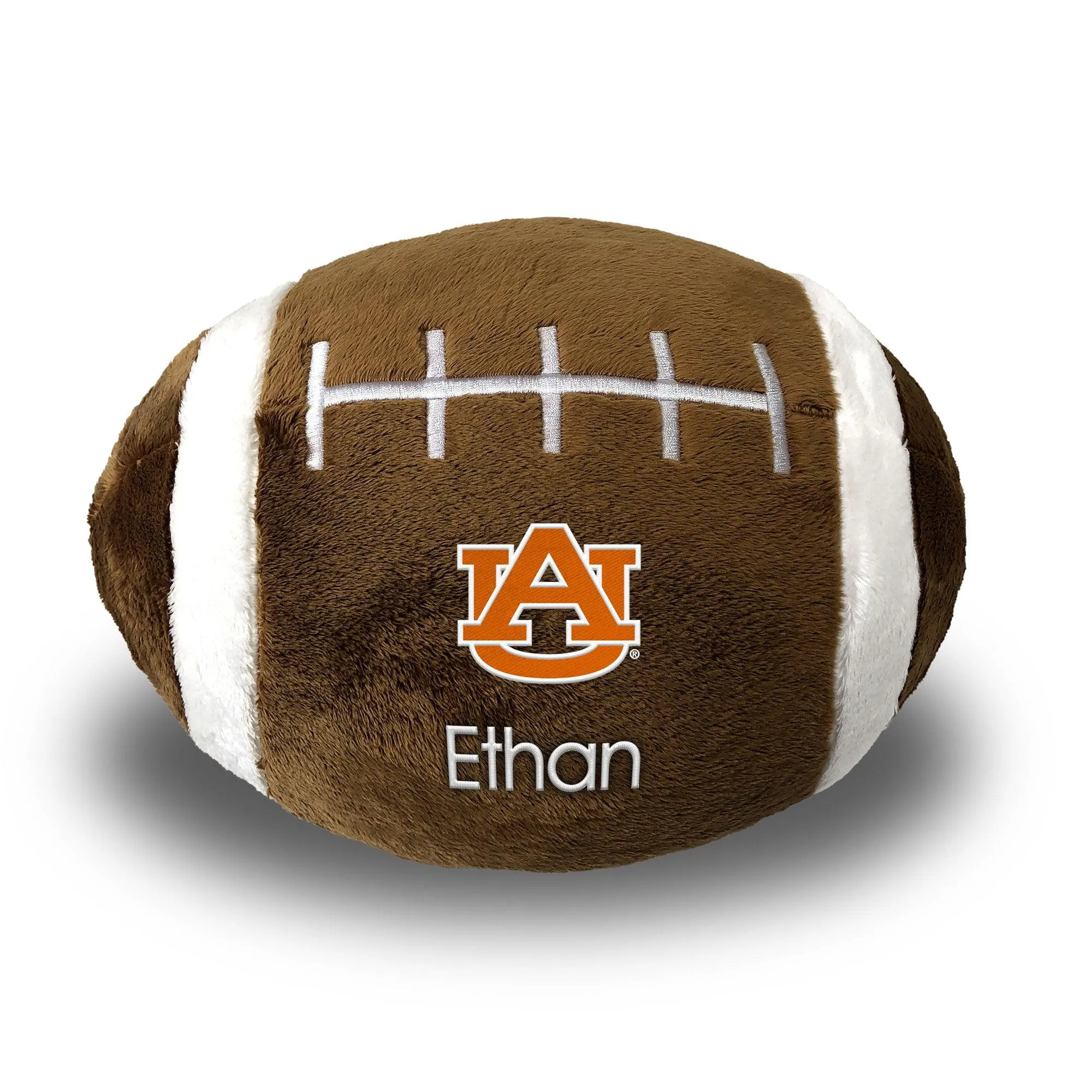 Personalized Auburn Tigers Plush Football