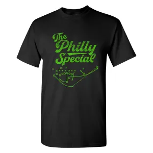 Philly Special T-Shirt | Philly Special Play Diagram Black T-Shirt