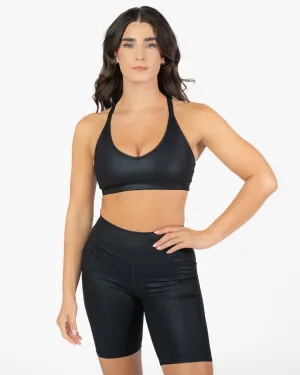 Skin Move Bra - Black Shimmer Foil