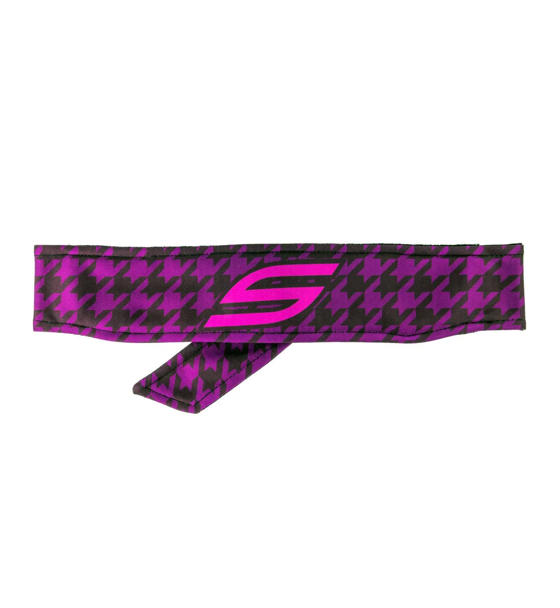 Social Paintball Grit Deluxe Long Tie Headband - Purple S