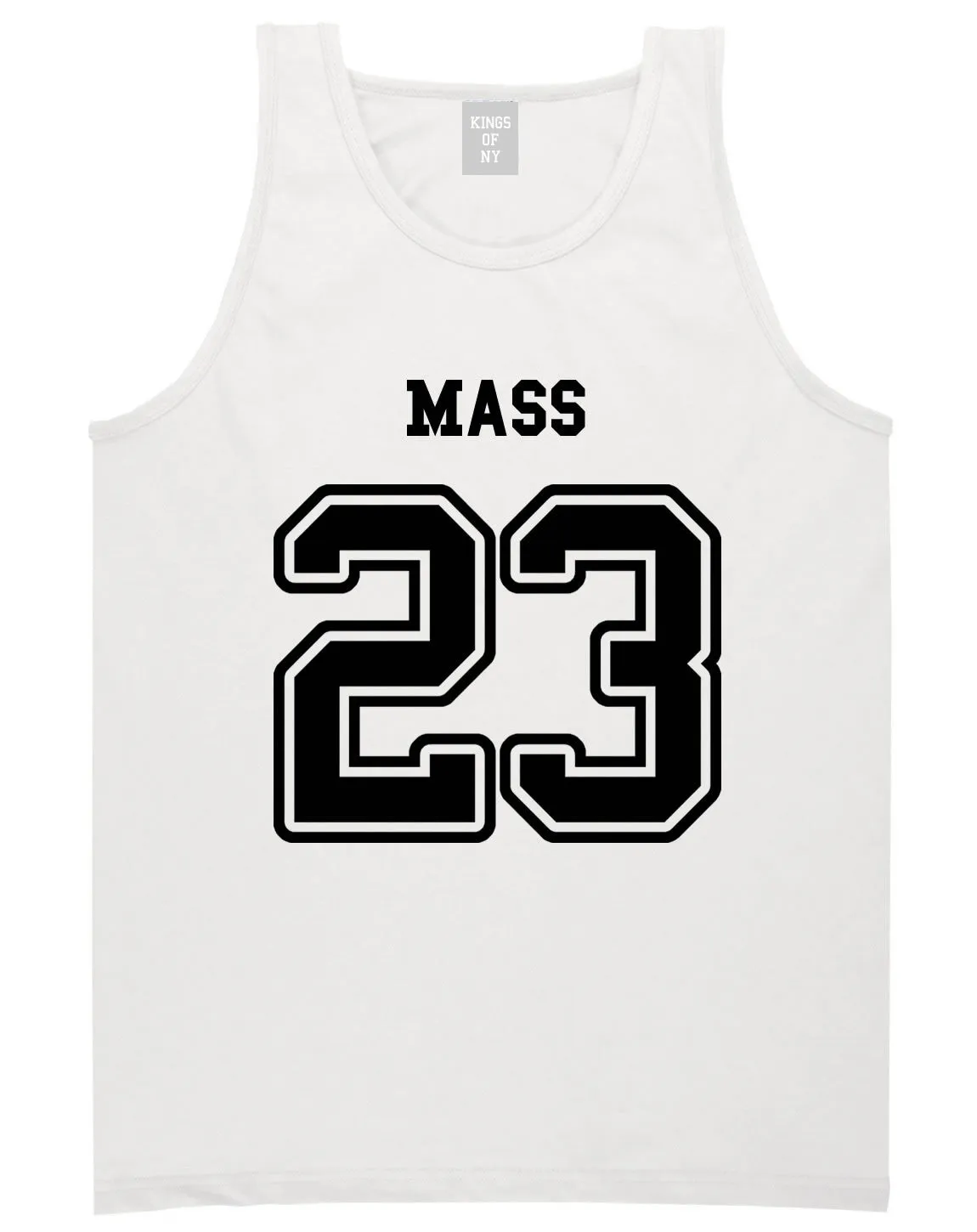 Sport Style Massachusetts 23 Team State Jersey Mens Tank Top