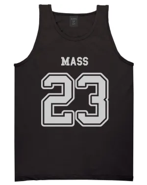 Sport Style Massachusetts 23 Team State Jersey Mens Tank Top