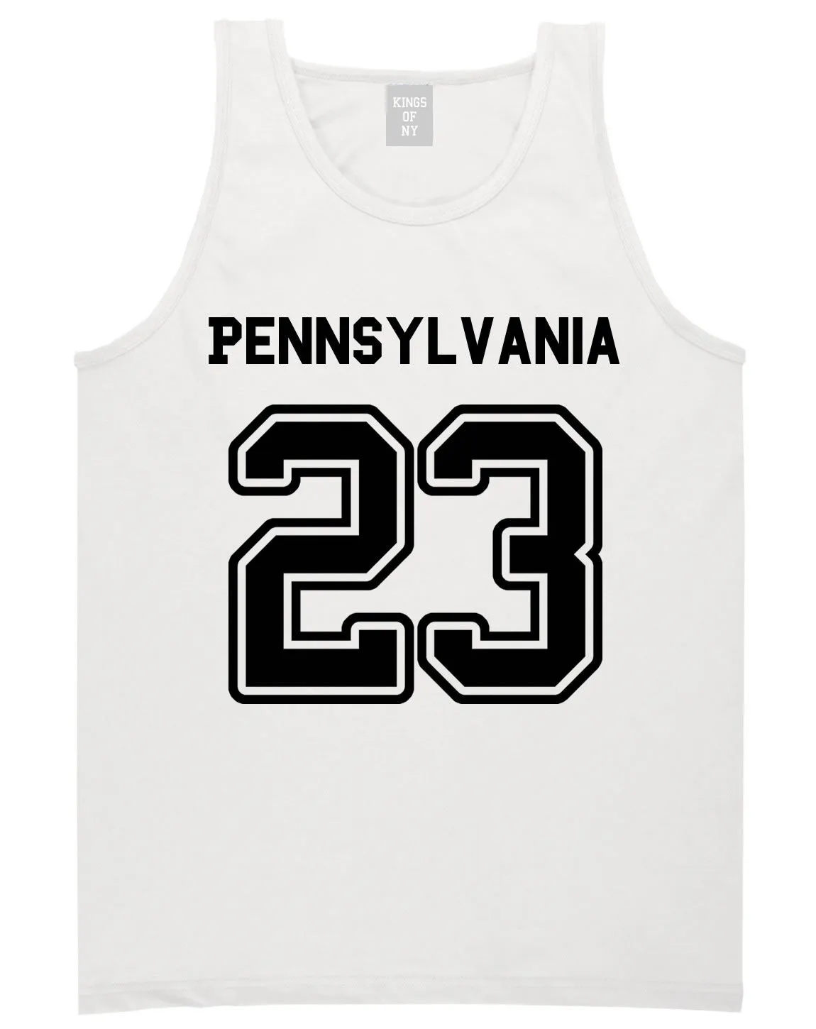 Sport Style Pennsylvania 23 Team State Jersey Mens Tank Top