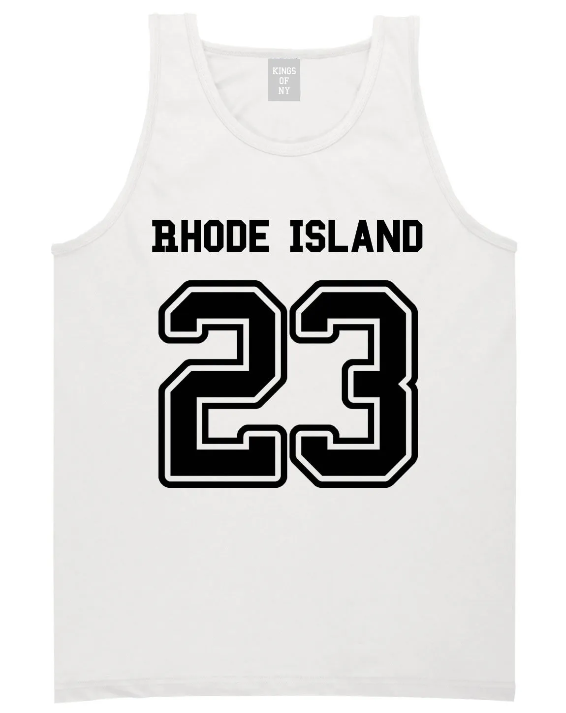 Sport Style Rhode Island 23 Team State Jersey Mens Tank Top