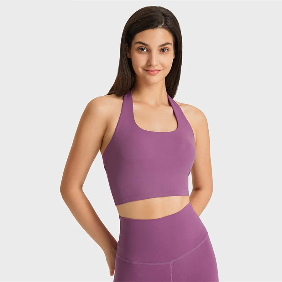 Sun Salutation Halter Tank Top