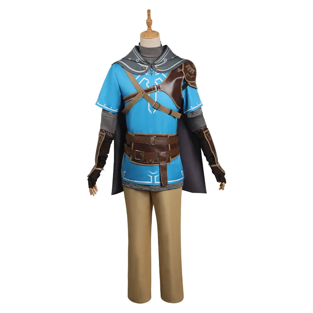 The Legend of Zelda: Tears of the Kingdom TOTK Link Cosplay Costume Halloween Carnival Suit