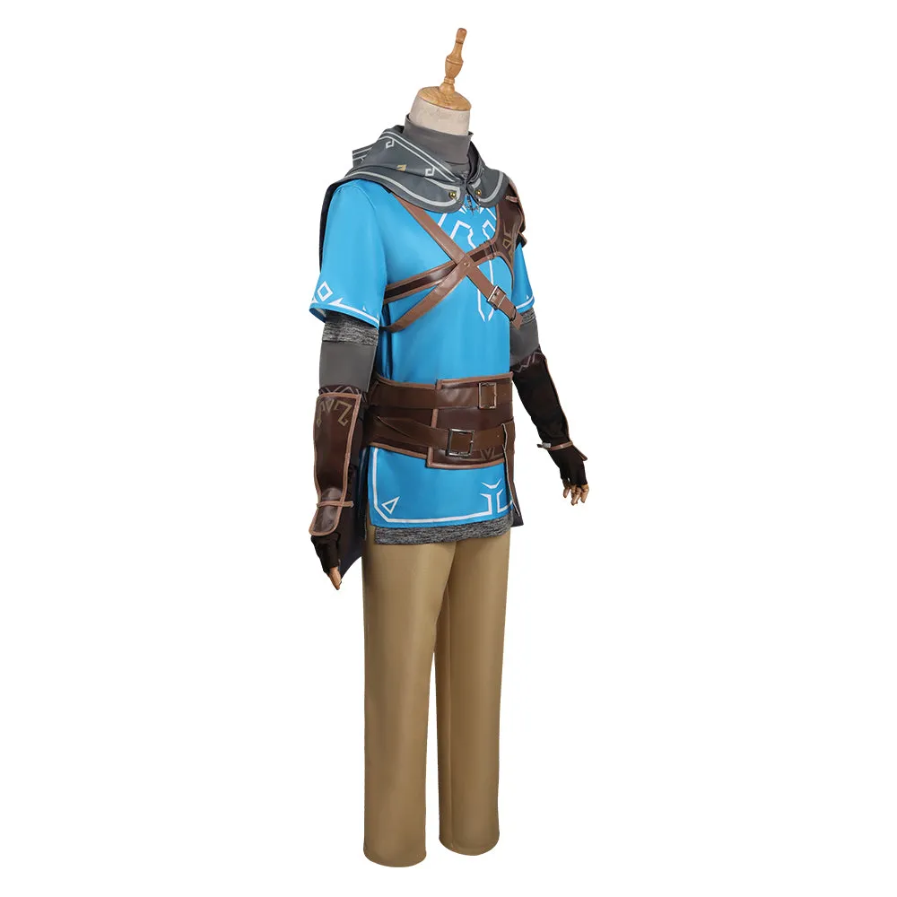 The Legend of Zelda: Tears of the Kingdom TOTK Link Cosplay Costume Halloween Carnival Suit