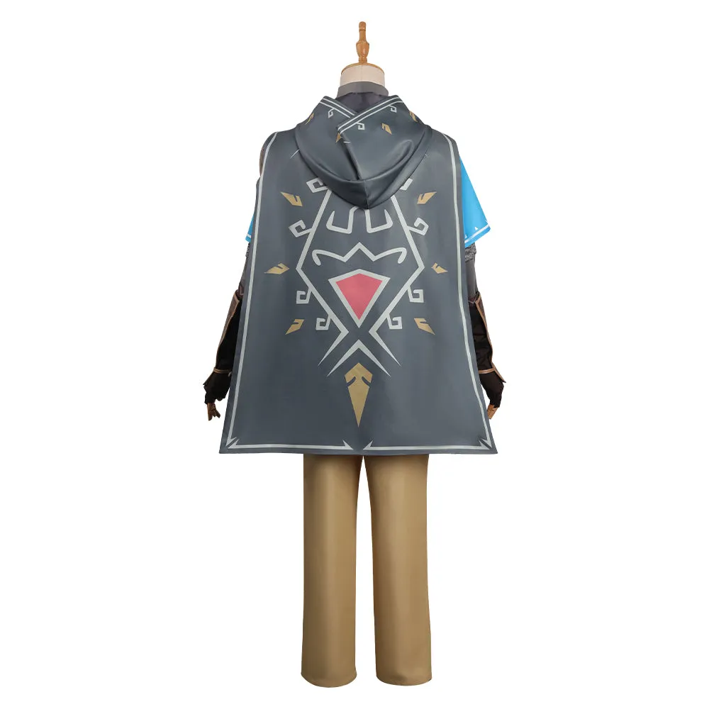 The Legend of Zelda: Tears of the Kingdom TOTK Link Cosplay Costume Halloween Carnival Suit