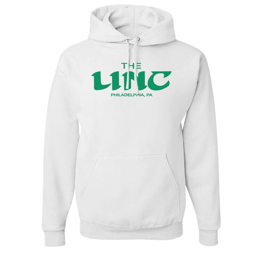 The Linc Birds Lettering Pullover Hoodie | The Linc Birds Lettering White Pullover Hoodie